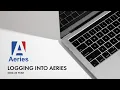 Signing into the Aeries Portal using Google