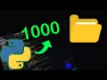 I Created 1000 Folders in One Second