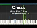 Lagu Why Don't We - Chills (Piano Cover) Synthesia Tutorial by LittleTranscriber