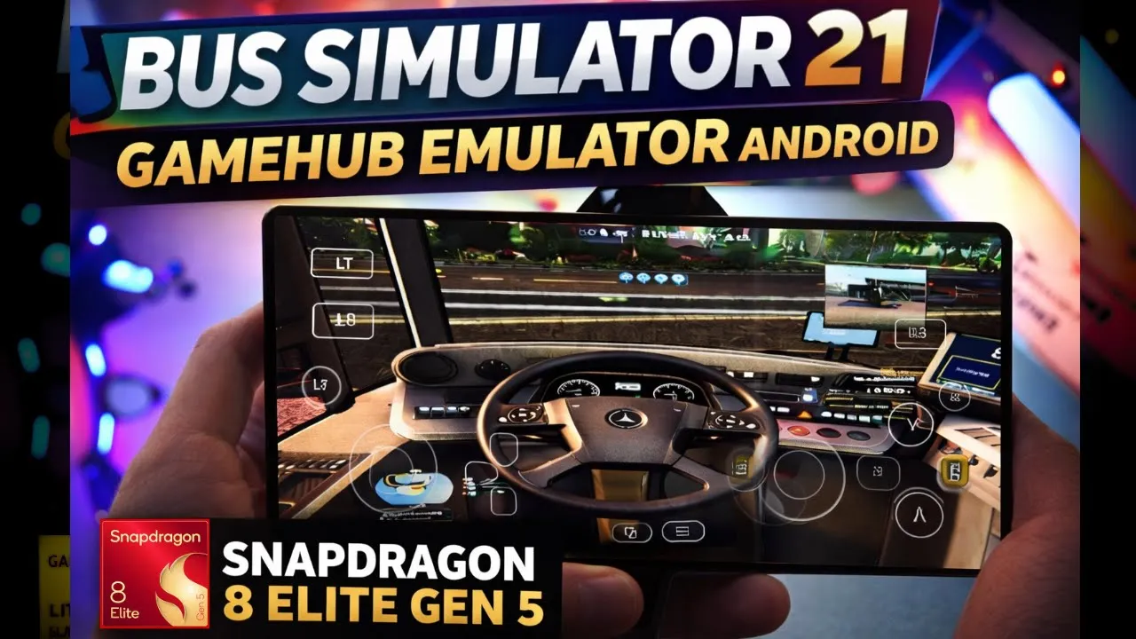 Bus Simulator 21 - Gamehub Emulator Android | Snapdragon 8 Elite Gen 5