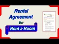 Rent a room agreement template Agreement for Rent a Room Rent a room contract agreement