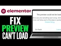How to Fix the Could Not Be Loaded Error with Elementor 2025 EASY GUIDE