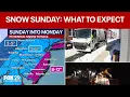 Sunday snow storm Possible snow totals and Philly NJ storm prep