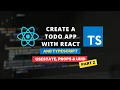 React Todo List App with Typescript - Part 2