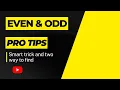 Program to Check for Even or Odd Number in Java 2 trick way LWC