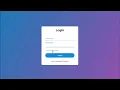 Animated Login Form using HTML CSS only No JavaScript or jQuery