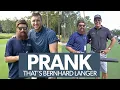 Bernhard Langer goes undercover as a maintenance guy to prank players