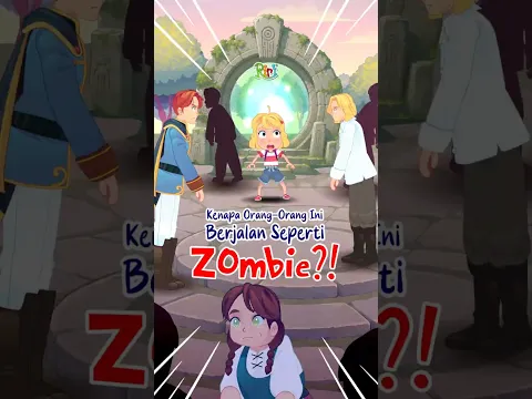 Kenapa orang-orang ini berjalan seperti ZOMBIE?! #horror #animasi #dongeng