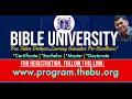 THE BEST AND ONLY TUITION FREE DISTANCE LEARNING BIBLE UNIVERSITY