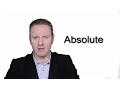 Absolute - Meaning Pronunciation Word Wor l d