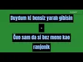 Download Lagu Grup Roj Duydum ki bensiz yaralı gibisin Sözleri  - Čuo sam da si bez mene kao ranjenik LYRICS