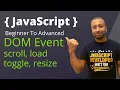 javascript bangla tutorial 63 DOM Event Event Object scroll resize toggle