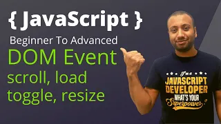 javascript bangla tutorial 63 DOM Event Event Object scroll resize toggle