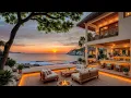 Download Lagu Bossa Nova Jazz \u0026 A Beautiful Sunset Scene - Smooth Jazz To Let Your Soul Drift Away With The Ocean