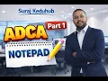 Notepad Tutorial Part1 Introduction to Notepad Basic Interface in Hindi ComputerCourse for Beginners
