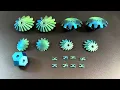 Impossible Gearsphere - 3D Printed Steampunk Gear Ball Ultimate Fidget Toy for Stress Relief