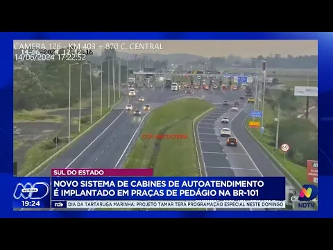 Novo sistema de autoatendimento chega às praças de pedágio da BR-101 na região Sul