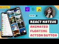 React Native Paper Animated FAB Floating Action Button Animation Customization