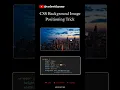CSS Background Image Positioning Trick