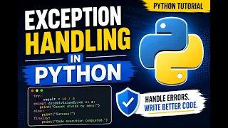 Exception Handling in Python Python Tutorial
