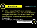 Write a C program to print out all Armstrong numbers between 1 and 500 EASTER SCIENCE