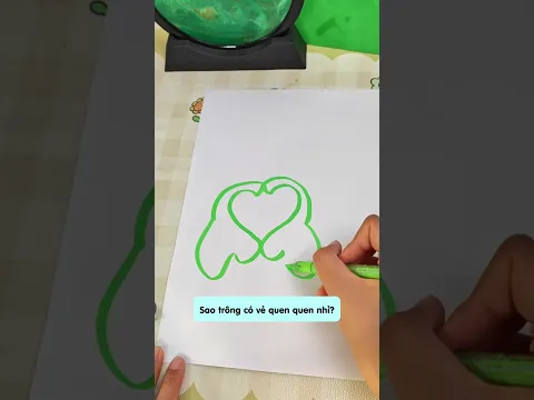 Sticker trái tim #xh #art #handmade #slime #diy #drawing #dyi #origami #draw
