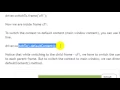Switching to default content in Selenium Webdriver