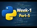 Python Data Structures Tuple Unpacking Explained with Simple Example Week 1 - Part 5