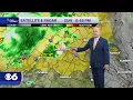 Storms moving through Charlottesville could have gusts up to 65 mph
