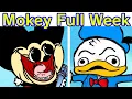 Download Lagu Friday Night Funkin' VS Mokey + Grooby FULL WEEK (FNF Mod) (Sr Pelo Mokey's Show/Mickey Mouse Krima)