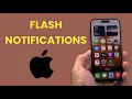 How To Enable Flash Notifications on iPhone
