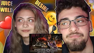 Me and my sister watch Juice WRLD - Desire (Official Audio) (Reaction)