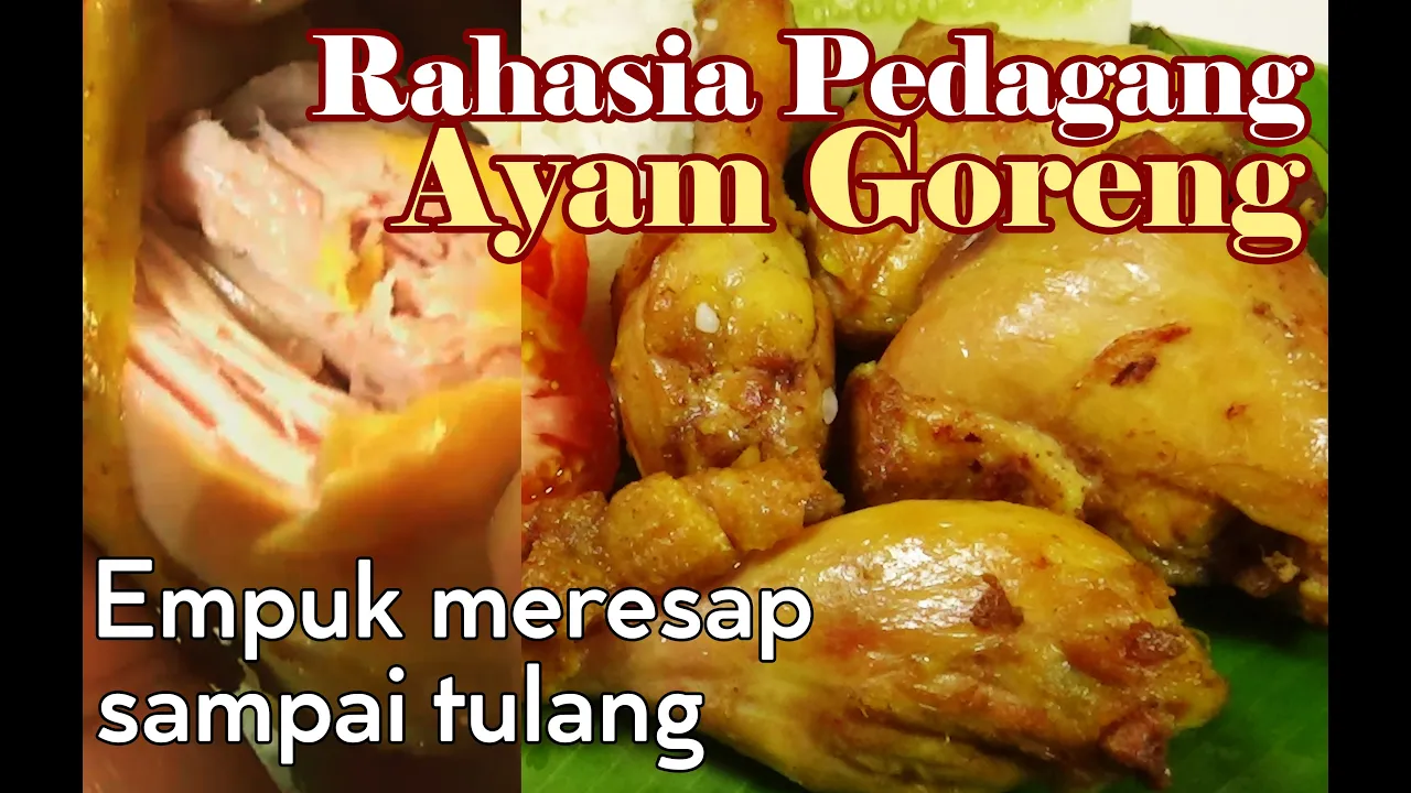 Resep Ayam Goreng Mbok Berek. 