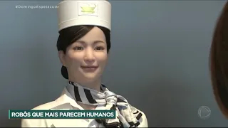 Tecnologia de robôs atendentes no Japão aproxima do comportamento humano