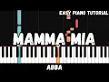 Download Lagu ABBA - Mamma Mia (Easy Piano Tutorial)