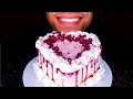 ASMR DAIRY QUEEN DQ BLIZZARD ICE CREAM CUPID VALENTINES CAKE 2026 REVIEW COST EATING TALKING SOUNDS