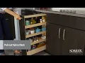 Pull out Spice Rack by Schuler Cabinetry