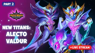 New Titan Element & Valdur's Adventure (Part 2) + Giveaway LIVE STREAM! | Hero Wars