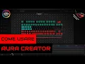 ASUS Aura Creator Tutorial ITA AURA SYNC Tutorial Ita