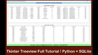 Build a Complete CRM System with Python Tkinter Customer Product Database GUI