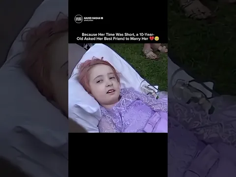Because Her Time Was Short, a 10-Year-Old Asked Her Best Friend to Marry Her 💔🥹