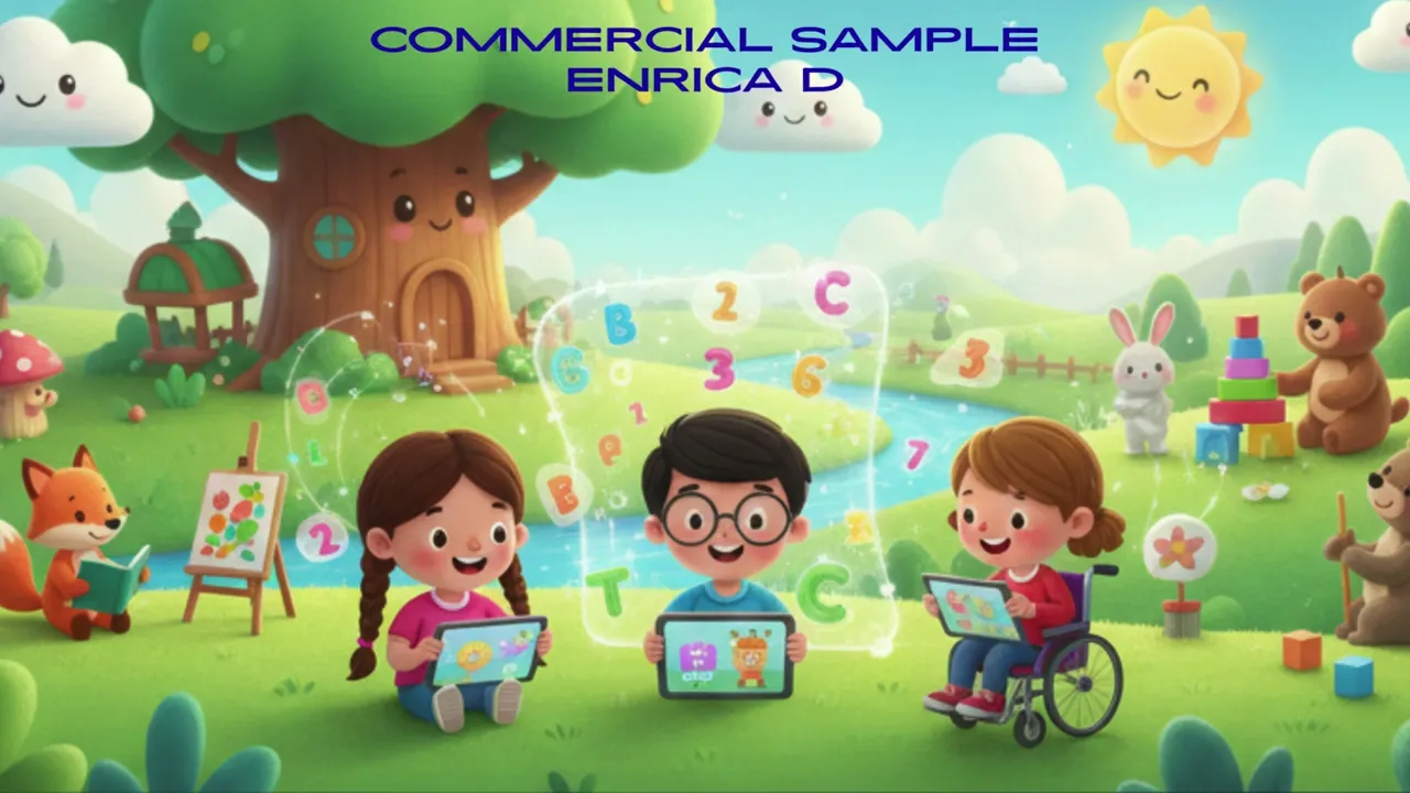 Commercial - Kids App - Bright, Playful & Engaging