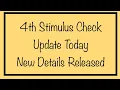 4th Stimulus Check Update Today New Details Released