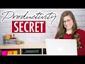 TOP Teacher Productivity Secret Using Checklists to Save Time