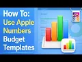 Use Apple Numbers Personal Budget Templates