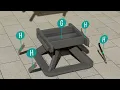 Adirondack Swivel Glider Assembly Guide