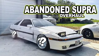 Abandoned Supra gets a MAJOR OVERHAUL - 3 Piece wheels Suspension more