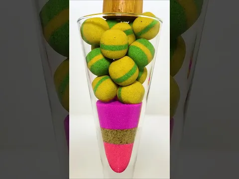 Very Satisfying and Relaxing, Kinetic Sand ASMR, Drop and Squish
