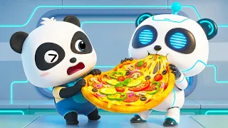 ぼくのたべもの、たべないで～！てつだいロボット 大しっぱい！？ | ひとりでできるよ | 知育 | 赤ちゃんが喜ぶ歌 | 子供の歌 | 童謡 | アニメ | 動画 | BabyBus