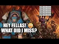 when you sleep through the Horus Heresy Warhammer 40k meme dub